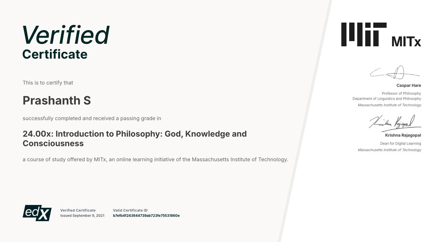 Introduction to Philosophy